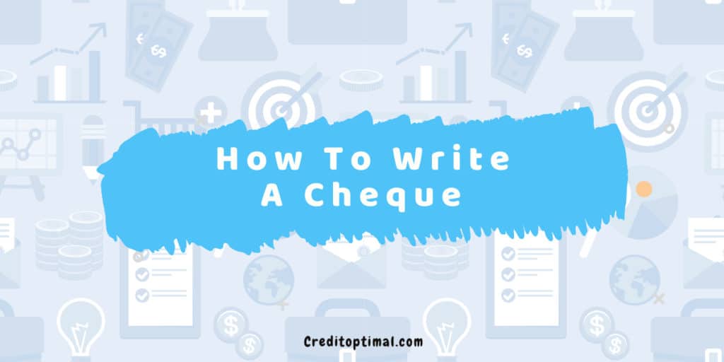 how to write a cheque