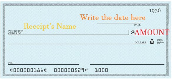 how to write a check 5
